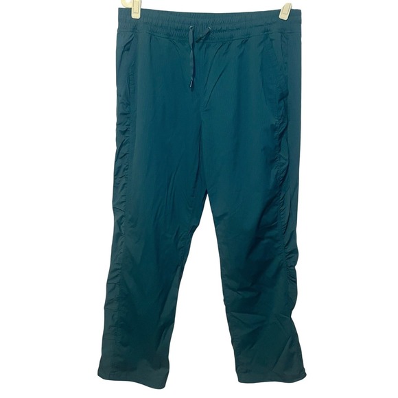 Eddie Bauer Pants - Eddie Bauer XL Teal Pull On Jogger Pants Travel Hiking Active Lightweight Women